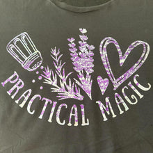 Load image into Gallery viewer, Halloween Practical Magic Shirt - Color Shifting Holographic Print
