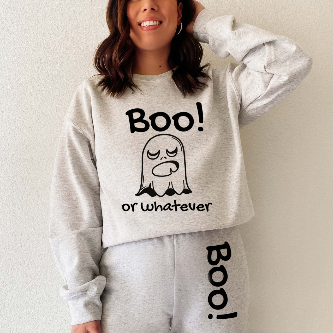 BOO OR WHATEVER  MATCHING SETS A-72