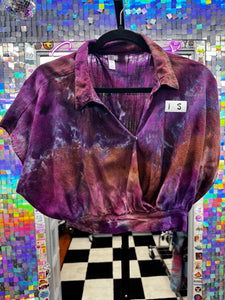 COLLAR CROP TOP