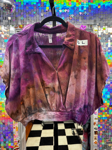 COLLAR CROP TOP