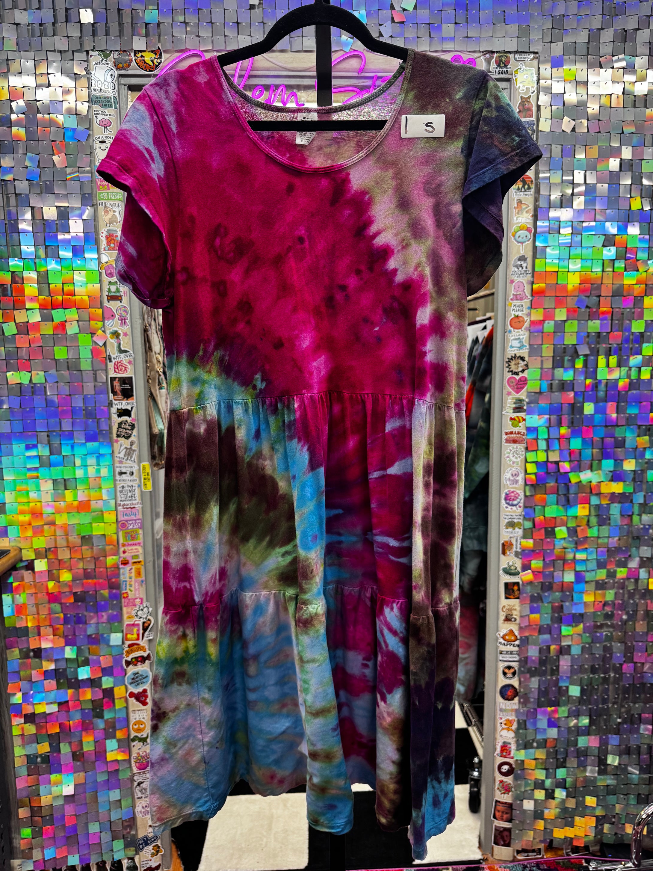 MID RUFFLE DRESS