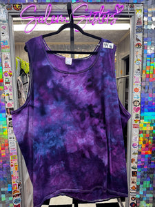 MUSCLE TANK TOP - TIE DYE TANK