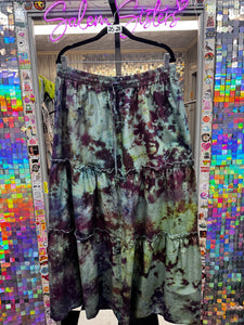 RUFFLE MAXI SKIRT