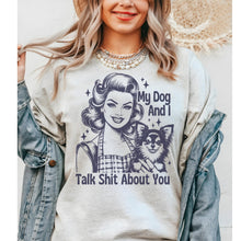 Load image into Gallery viewer, MY DOG AND I FUNNY SHIRT - Ash- Print is Sublimation- A-33
