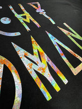 Load image into Gallery viewer, Witchy Women Black Shirt - Color Shifting Holographic Print
