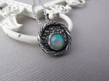 Load image into Gallery viewer, STERLING SILVER OPAL NECKLACE - A1
