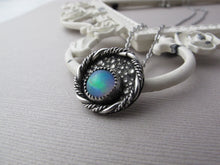 Load image into Gallery viewer, STERLING SILVER OPAL NECKLACE - A1
