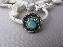Load image into Gallery viewer, STERLING SILVER OPAL NECKLACE - A1
