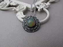 Load image into Gallery viewer, DOUBLE LAYER STERLING OPAL NECKLACE - A2
