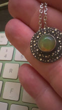 Load and play video in Gallery viewer, DOUBLE LAYER STERLING OPAL NECKLACE - A2
