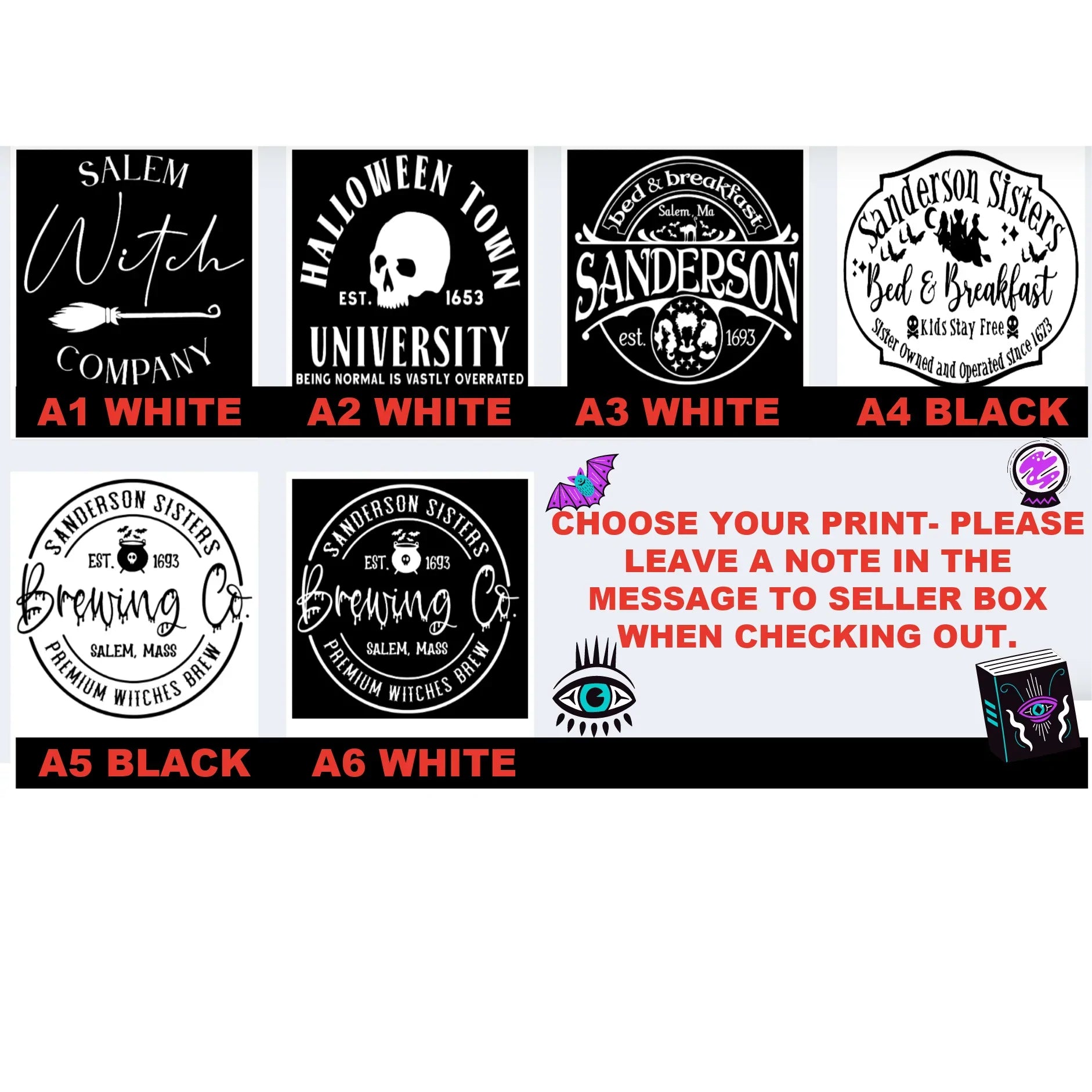 Screen Prints for Apparel Items ONLY
